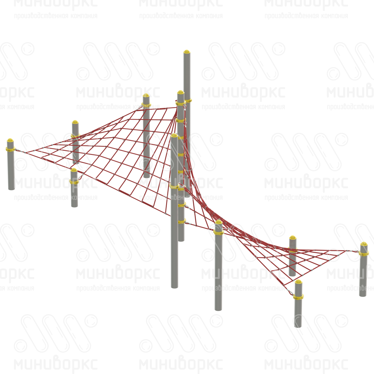 Канатные пространственные сетки – Q-0661.20-4w | картинка 1