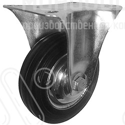 Промышленное колесо неповоротное , цвет черный – FC63L - 1