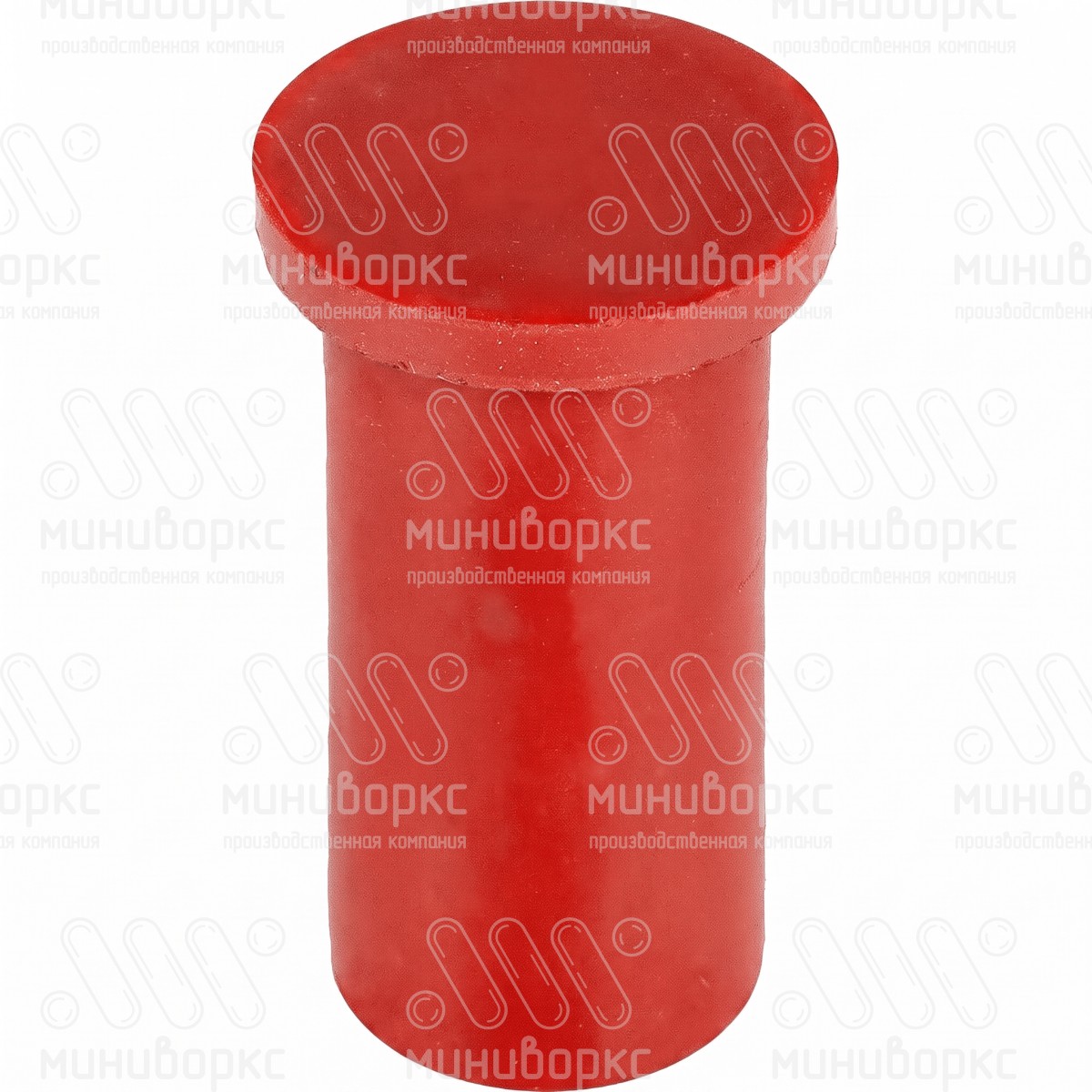 Заглушка для защиты наружной резьбы M14, цвет красный – CAPR12x16 - 1