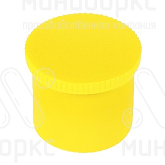 Заглушка из эластичного материала для защиты наружной резьбы М12, цвет желтый – CTLTPE11x10 - 1