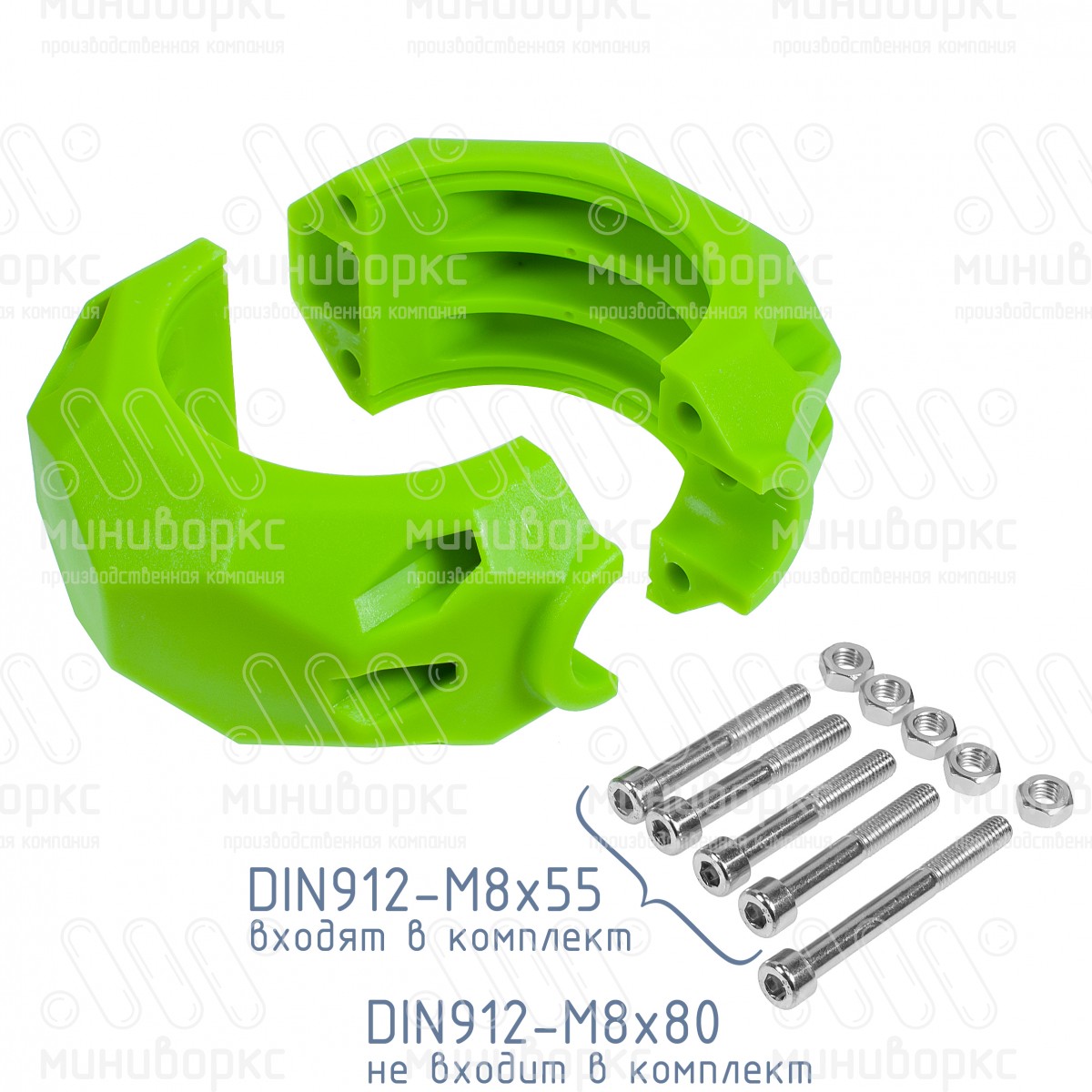 Хомут 108х34, полиамидный, для Workout площадки, цвет красный – ХП108-34КС - 2