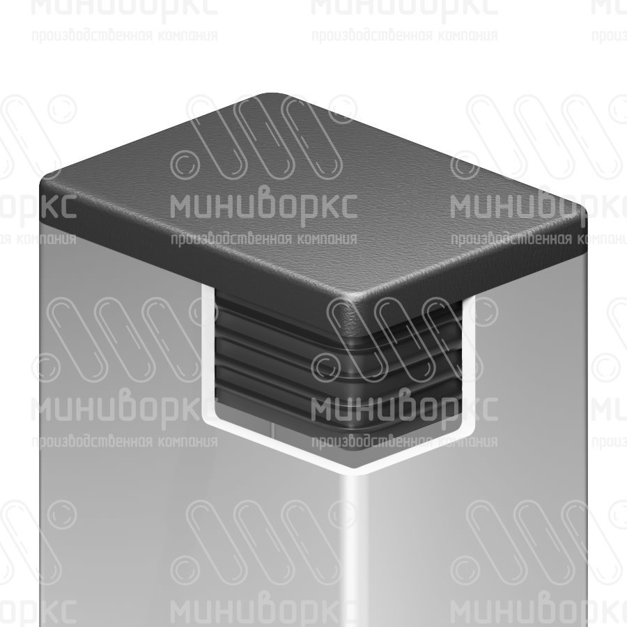 Прямоугольные заглушки для труб 80x60 – ILR80x60-GRIGIO | картинка 4