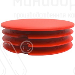 Заглушка с тонкой шляпкой, подходит для круглой трубы Ø88.5 мм или ДУ 80 (3