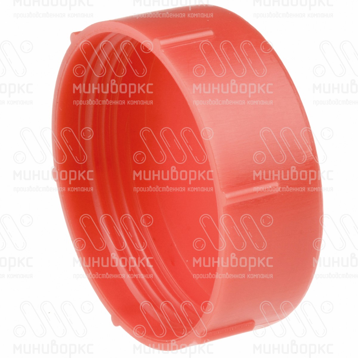 Заглушка пластиковая с внутренней резьбой M42x2, цвет красный – CF42x2 - 2