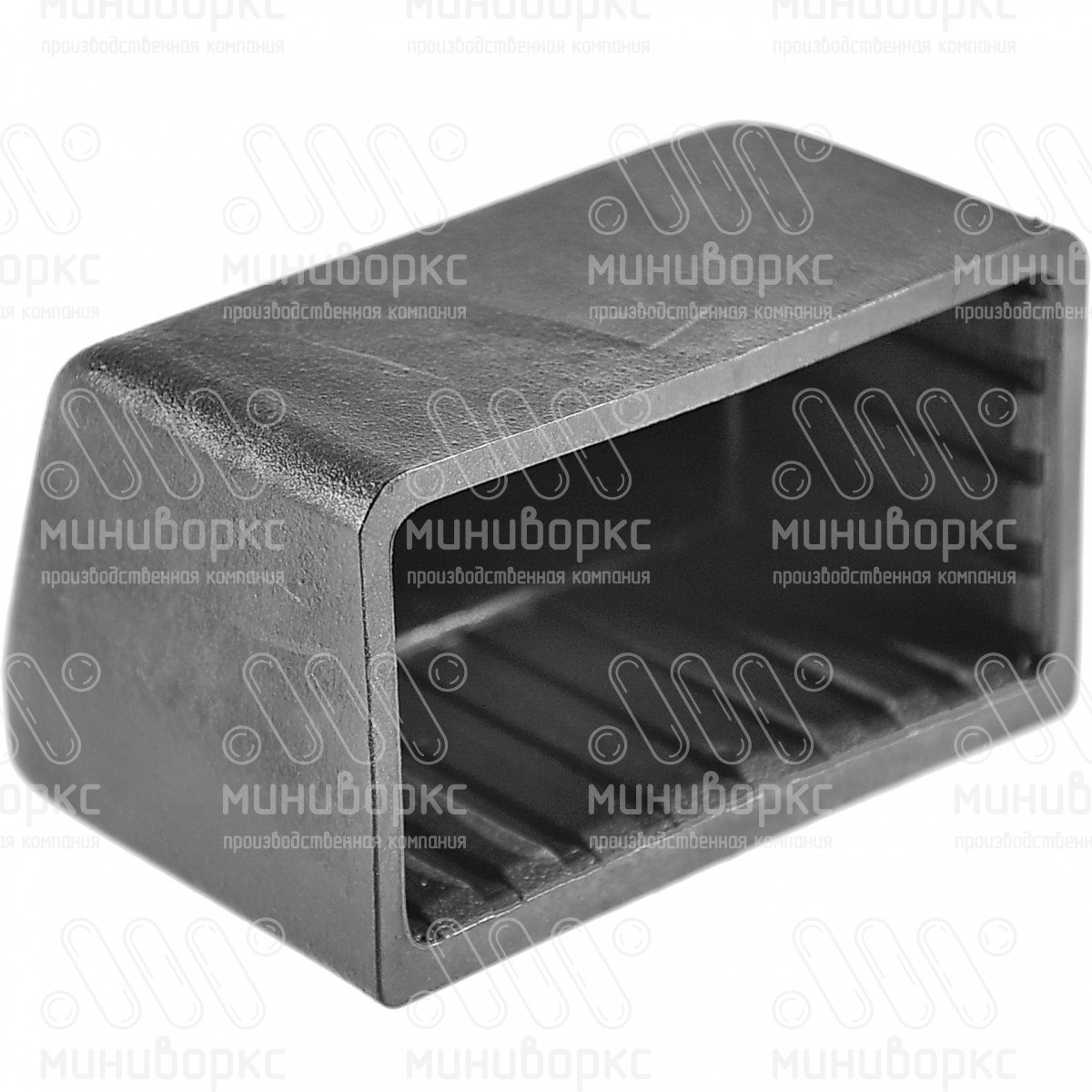 Наконечники для труб 30x60 – Н30-60ЧК | картинка 1