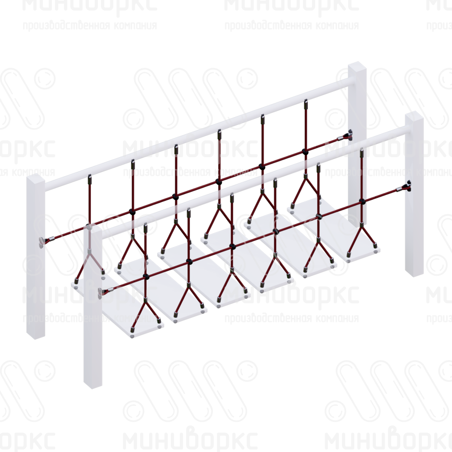 Канатные ограждения для мостиков – F-0200 | картинка 1