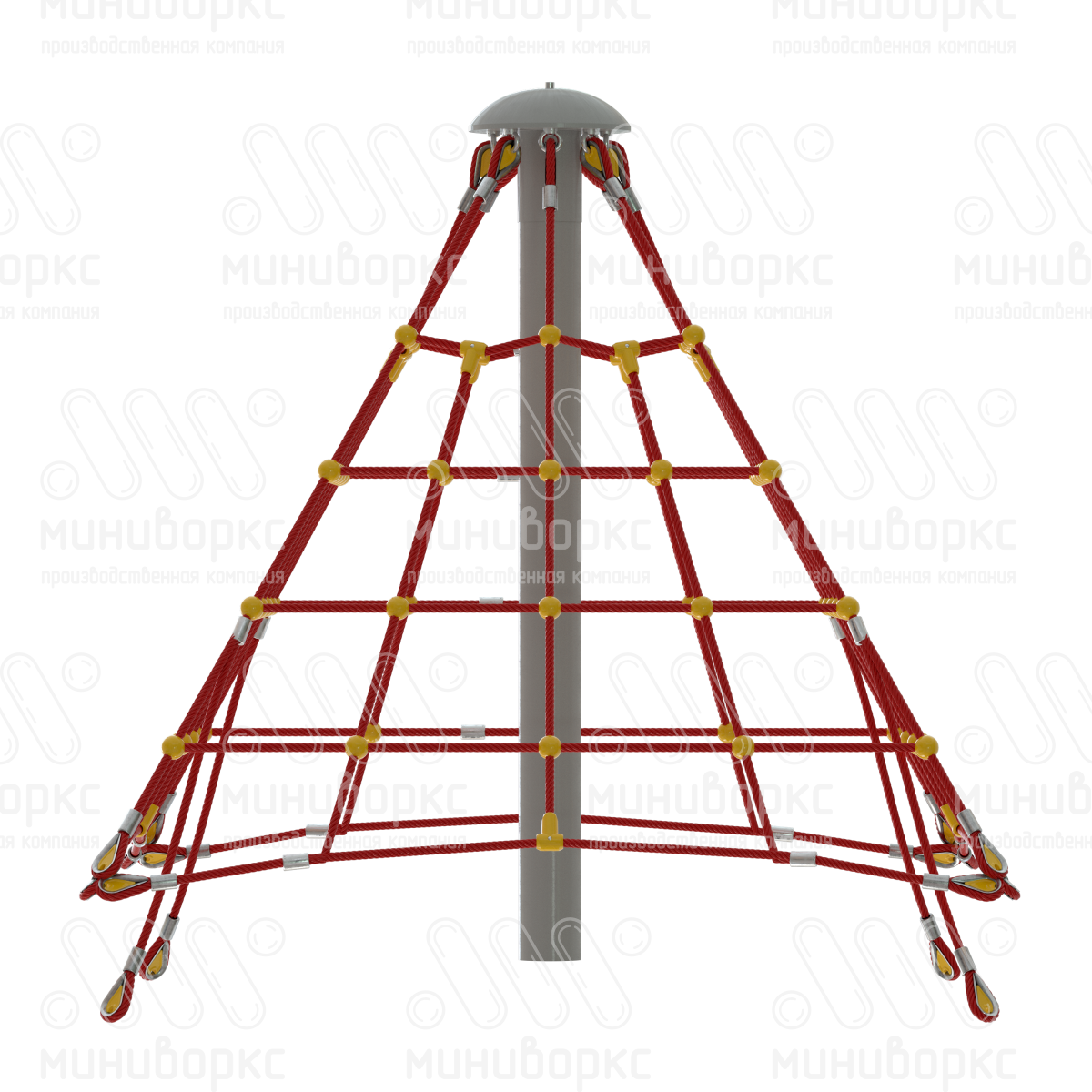Комплексы канатные пирамида – P-2292-02-Ral7016 купить в Санкт-Петербурге | Миниворкс | картинка 6