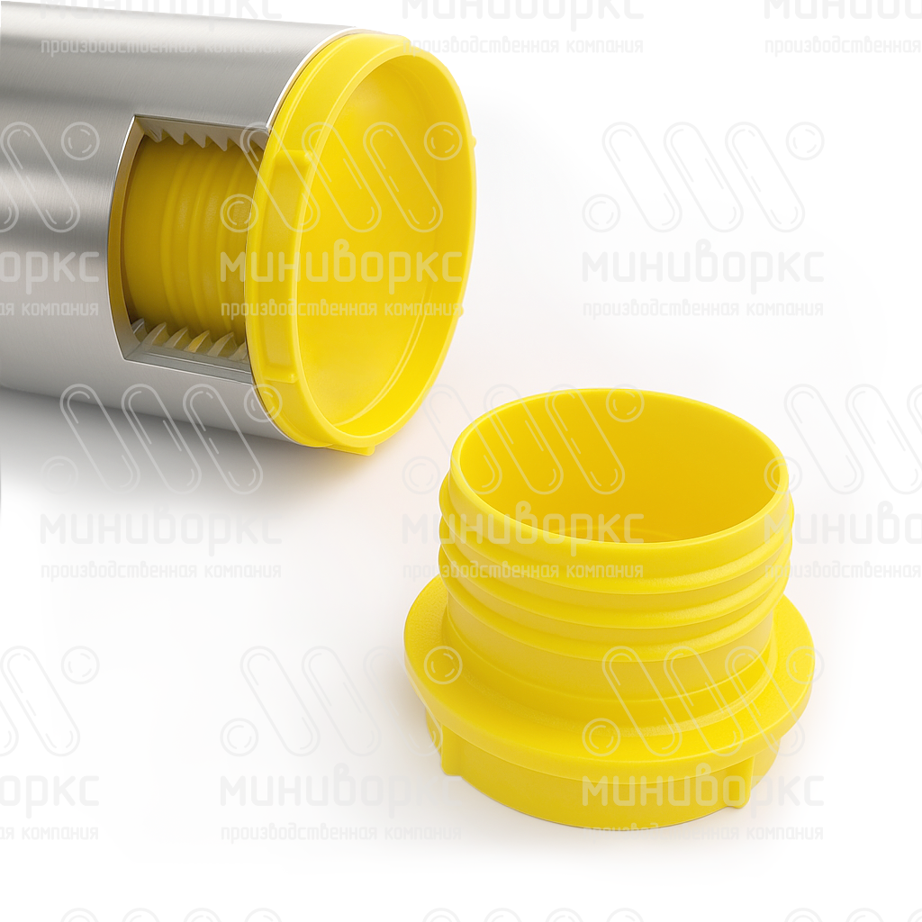 Колпачок пластиковый для защиты внутренней резьбы М24х2, цвет желтый – TFUGM24x2 - 6