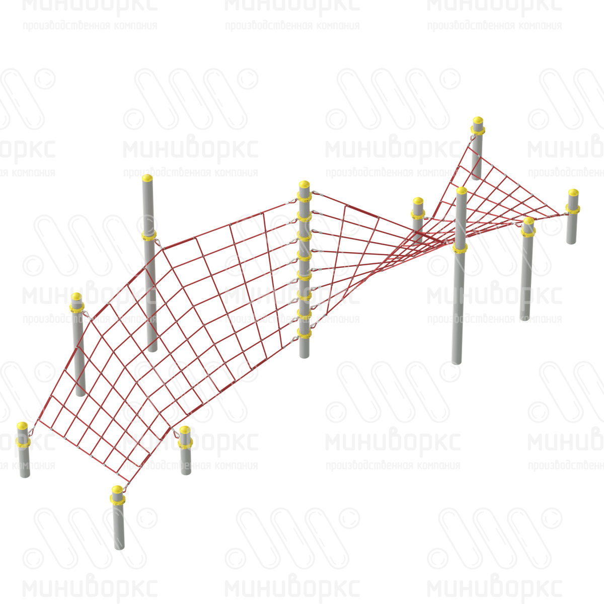 Канатные пространственные сетки – Q-0661.20-1c | картинка 2