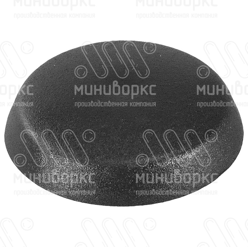 Заглушка пластиковая под конфирмат со шлицем Torx 25 (4.43 мм), цвет черный – TCVT-1-25N - 3