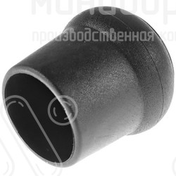 Заглушка наружная для труб Ø45 мм, шляпка сферической формы, цвет черный – 111115801N - 2