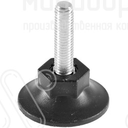 Опора резьбовая M12x110 Ø48, цвет черный – 48М12-110ЧС - 1