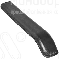 Подлокотник мебельный для стула, под овальную трубу 30х15 мм, цвет черный – ПЛ15-30ЧК - 1