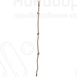 Канат для лазанья Ø25 мм с узлами для частной игровой площадки, цвет бежевый – 310.001.001.001 - 1