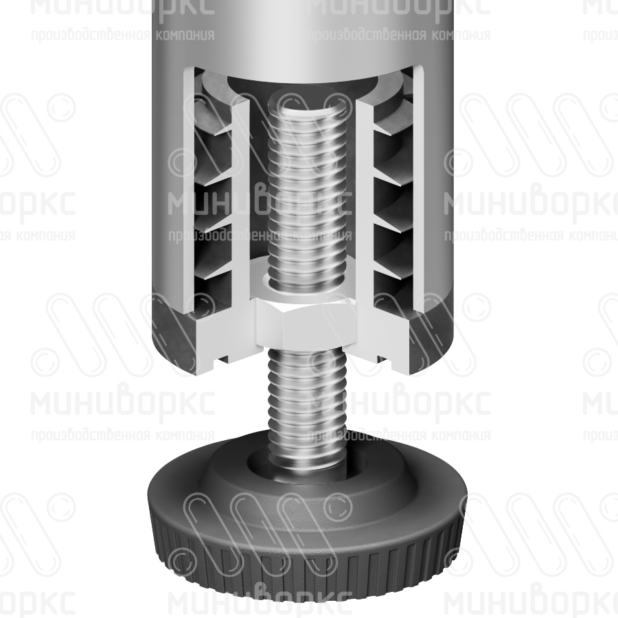 Регулируемые опоры m10x35 32 – 32М10-35ЧС | картинка 4