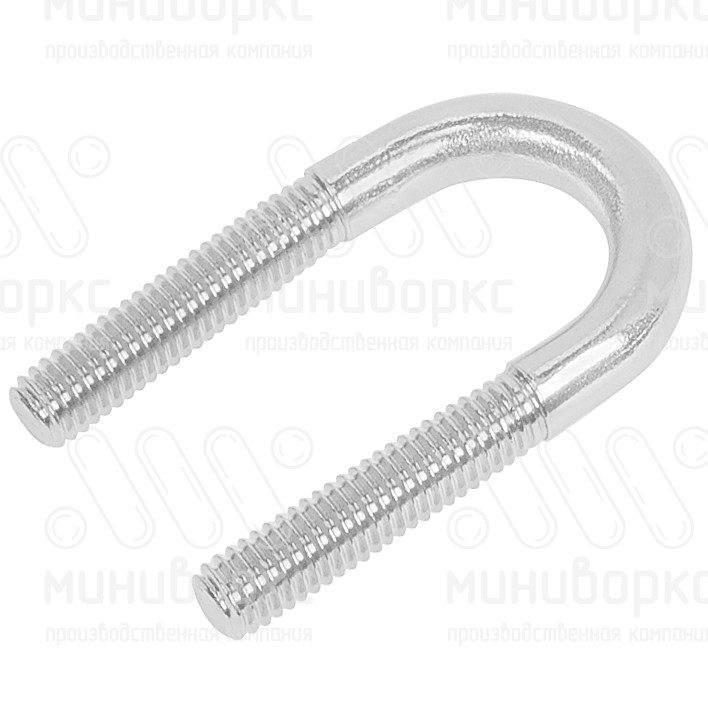 U-образный болт с резьбой М6, цвет нержавеющая сталь – UB-6.1 - 1