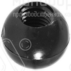 Фиксатор с гайкой M10 Ø44, цвет черный – 212414300N - 1