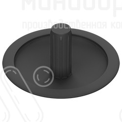 Заглушка пластиковая круглая под конфирмат с шестигранным шлицем 2.5, цвет черный – TCR2.5-12N - 1
