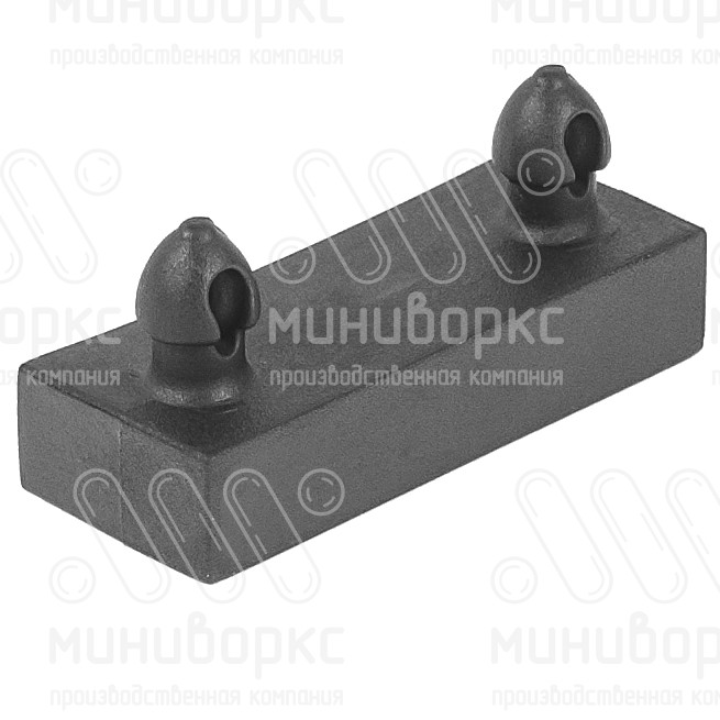 Латодержатель накладной для лат толщиной 8-10 мм, шириной 53 мм, цвет черный – ЛН8-53-21ЧС - 3