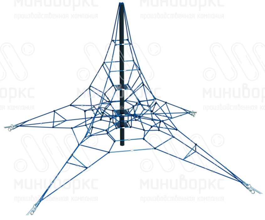 Канатные конструкции Пирамиды – P-0216-g2-Ral7016 | картинка 1