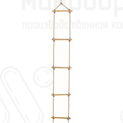 Веревочная лестница высотой 1800 мм для частной игровой площадки, цвет бежевый – 324.003.010.001 - 1
