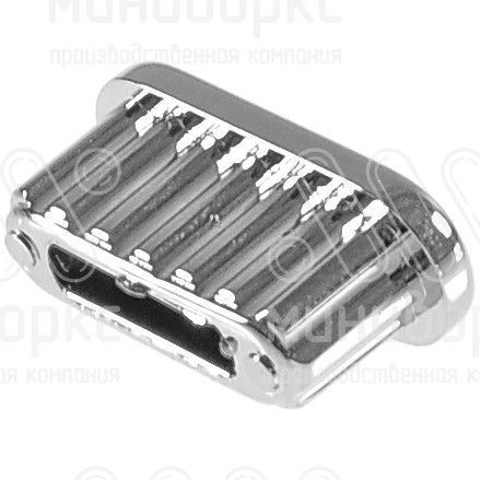 Овальные заглушки для труб 25x10 – 210514400C | картинка 2