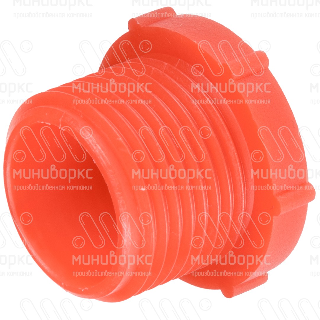 Защита внутренней резьбы M20×2.5, цвет красный – TFU20x2,5 - 2