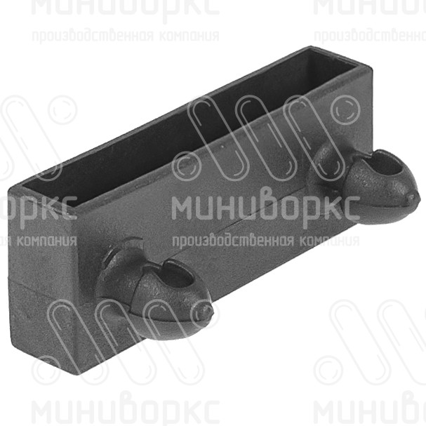 Латодержатель накладной для лат толщиной 8-10 мм, шириной 53 мм, цвет черный – ЛН8-53-21ЧС - 2