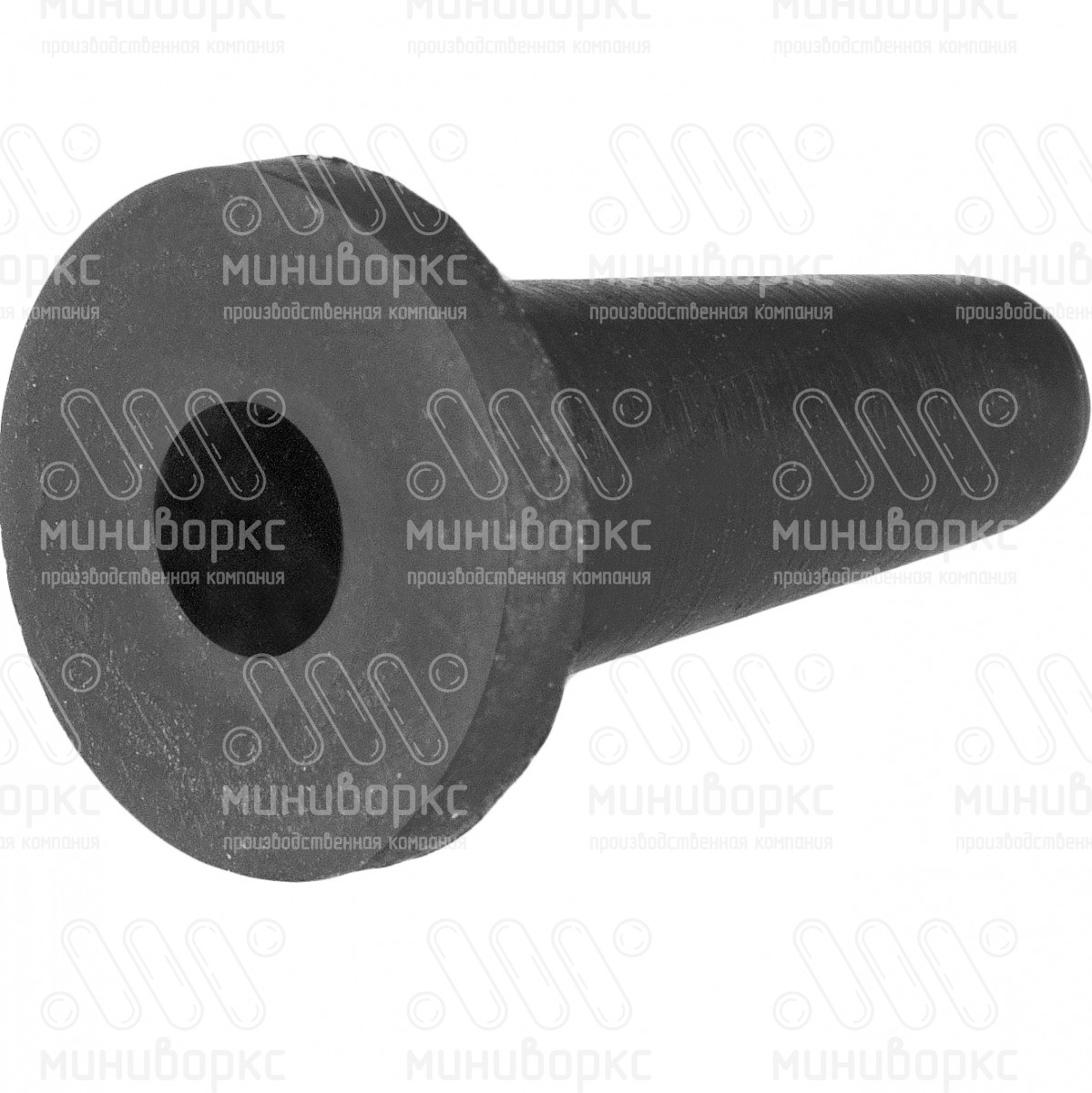 Заглушка термостойкая для защиты внутренней резьбы М10 и отверстий Ø10.1 мм, выдерживает до 177 °C, цвет черный – TREC10,1 - 2