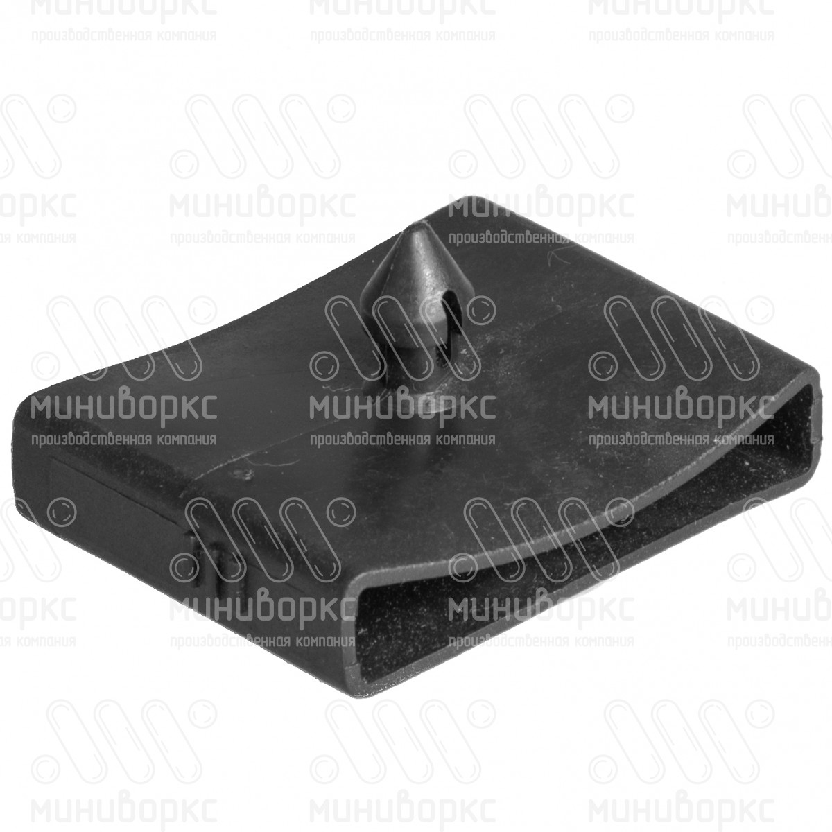 Латодержатель двойной проходной для лат сечением 8х53 мм, цвет черный – ЛД8-53-48ЧК - 1