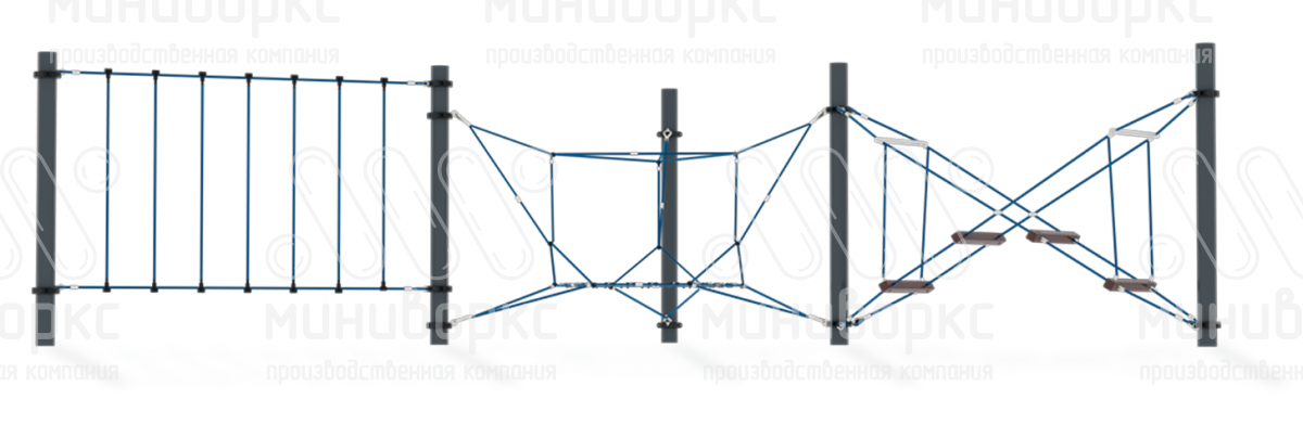 Канатные полосы препятствий – M-0001.20-61 | картинка 3