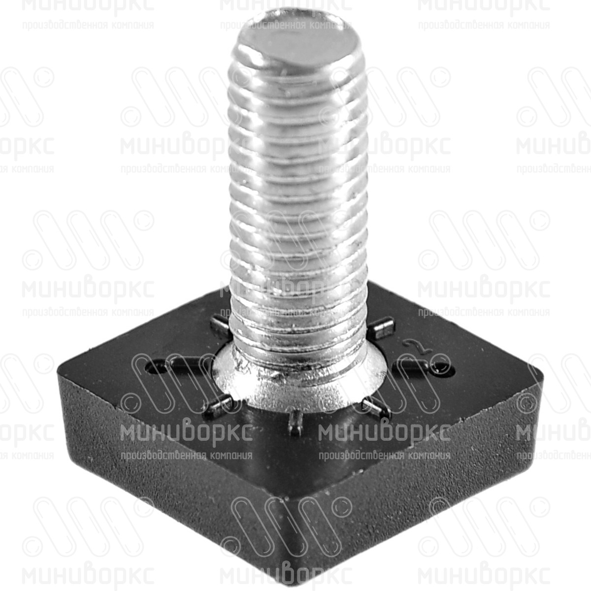 Опора резьбовая M8x25 Ø20x20, цвет черный – LV20830-01H - 1