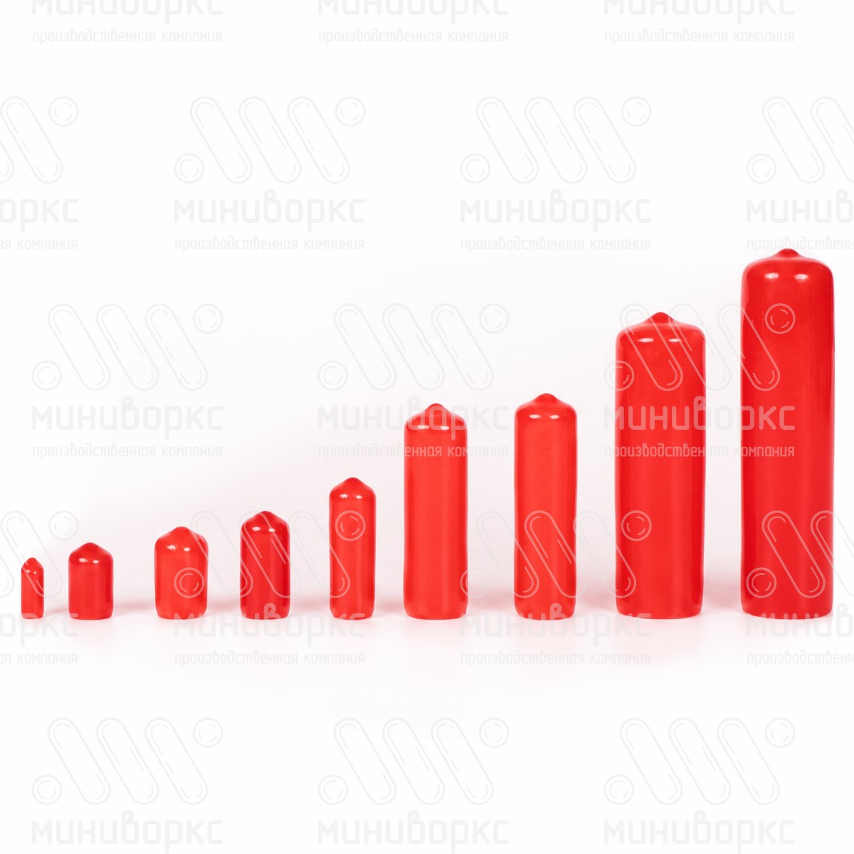Защита наружной резьбы M20, цвет красный – PMR19,2x25 - 6