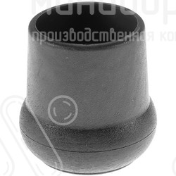 Заглушка наружная для труб Ø45 мм, шляпка сферической формы, цвет черный – 111115801N - 1