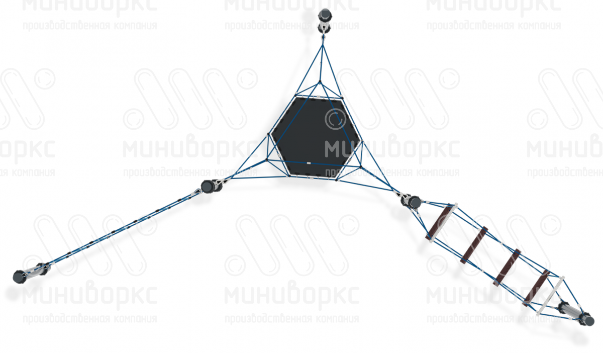 Канатные полосы препятствий – M-0001.20-61 | картинка 2