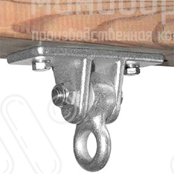 Крепление подвесных сидений для качелей, для дачи, цвет оцинкованная сталь – 816.001.010.001 - 2