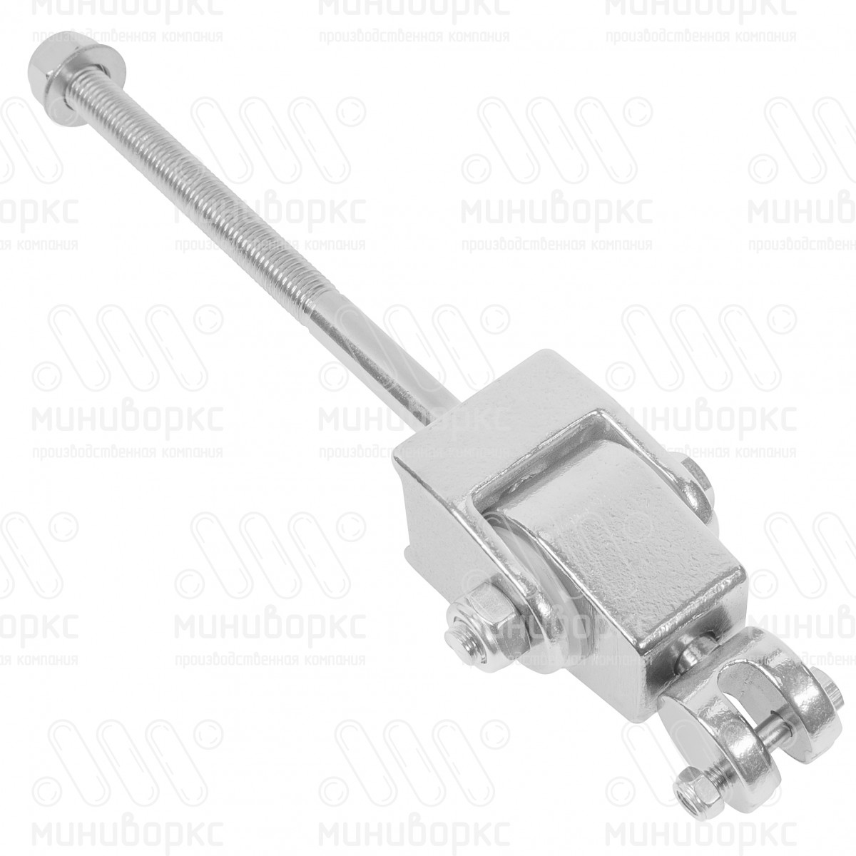 Крепление подвесных сидений для качелей Форто/Forto Лавочка и Люлька, цвет нержавеющая сталь – M04-317 - 2