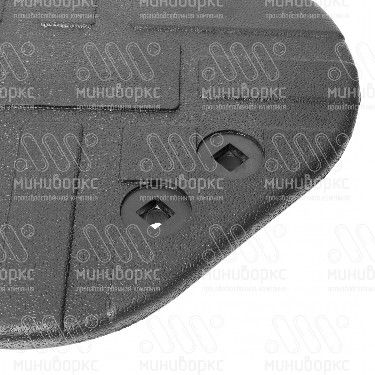 Резиновое сиденье для тренажеров, качелей и балансиров, цвет черный – M04-710-A - 6