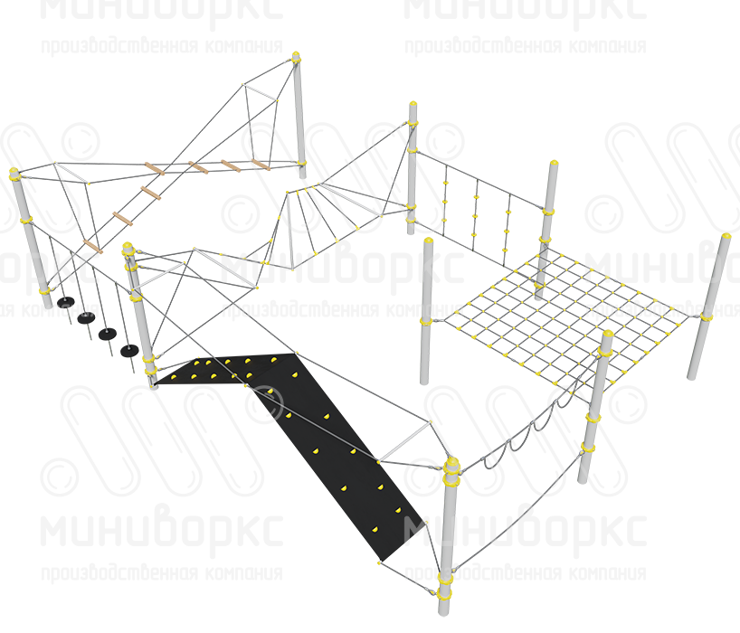 Канатные полосы препятствий – M-1284.20-4w | картинка 3